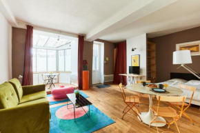 BnBNook - Modern Studio for 4 - Walk to Pompidou & Louvre